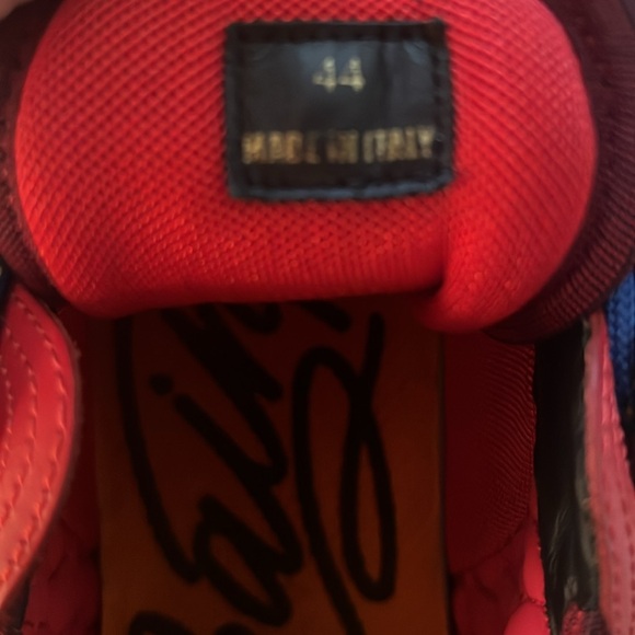 VERSACE Men’s 44 (US11) ChainReaction Leather Sneakers.Medusa Insignia New/Box - Picture 7 of 15